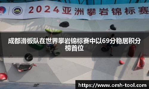 成都滑板队在世界攀岩锦标赛中以69分稳居积分榜首位